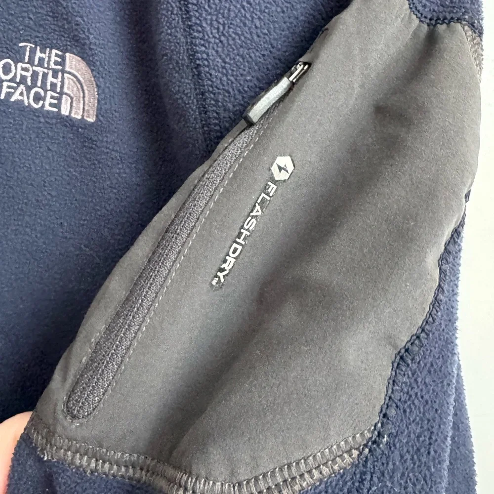 THE NORTH FACE RDT 100 1/2 ZIP‎ MEN Medium Abby Blue Grey Gorpcore Fleece